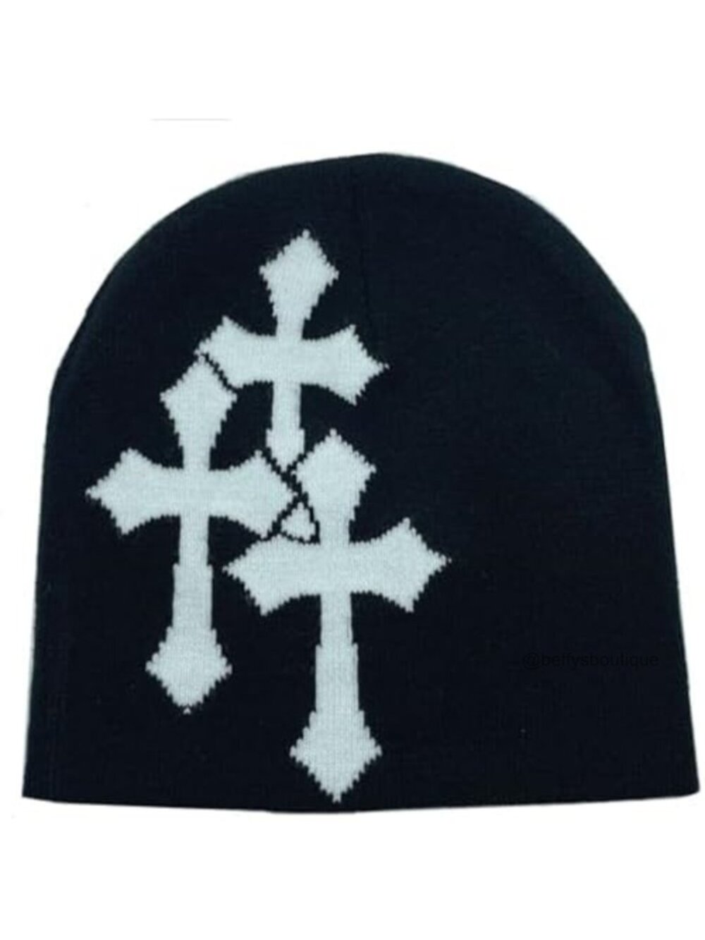 Gothic Graphic Knitted Jacquard Beanie Skull Cap Streetwear Outdoor